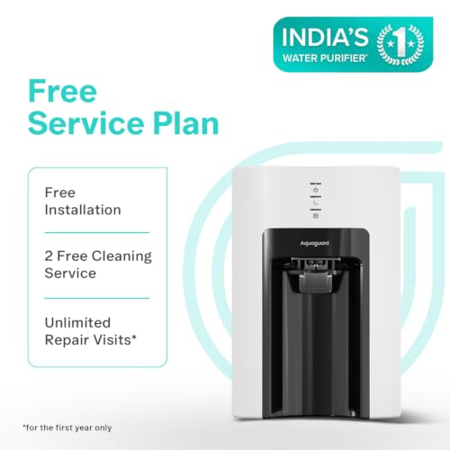 Image of Aquaguard Sure Champ Steel ROUV SS AS 1X Water Purifier | Saves 60% More Water | UV E-Boiling | Nanopore Long-Life Filters | Works with All Water Sources