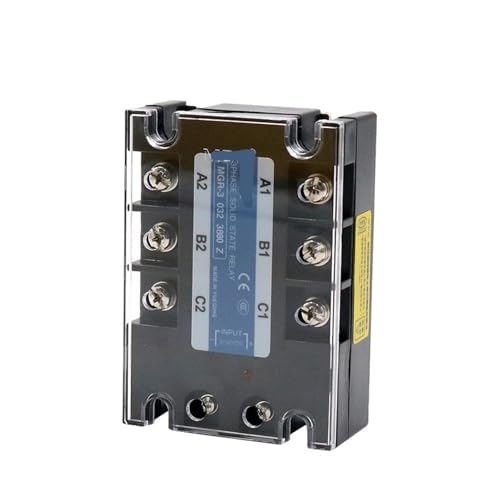 Relais à semi-conducteurs MGR-3 SSR-80DA 80A triphasé avec dissipateur de chaleur efficace