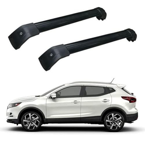 DPBXQ (1 par) Baca de Coche Coche Barras de Techo para Nissan Qashqai Rouge Sport 2017-2020 2021 2022 Aluminio,P