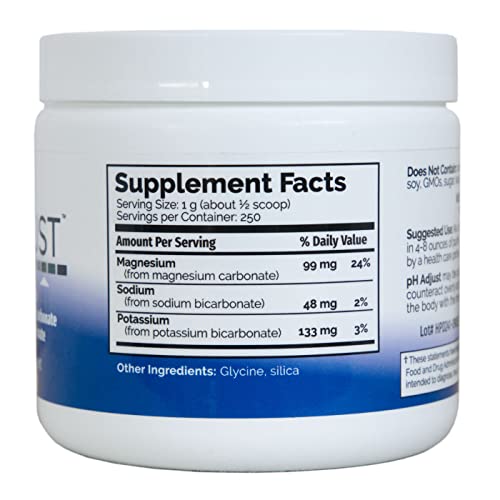 Ph Adjust Alkalinizing Formula | Alkalinize With Potassium And Sodium Bicarbonate And Magnesium Carbonate | Rapidly Balances Ph Levels | Tastes Good | Easy-To-Use Fine Powder | 250 Gm #TOP1