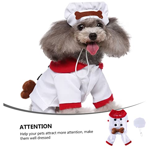 Disfraz para perro blanco talla L miniatura 5