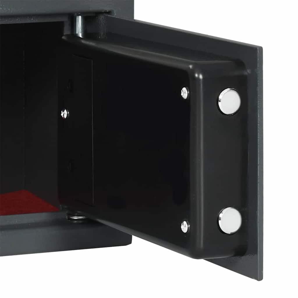 Genérico Caja Fuerte Digital Gris Oscuro 31 x 20 x 20 cm Acero,Seguridad empresarial y del hogar,Cajas fuertes-42011310
