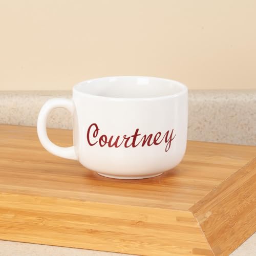 Taza de cerámica para sopa personalizada 22 oz miniatura 2