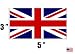 Rogue River Tactical UK United Kingdom Flag Sticker Great Britain British Union Jack Auto Car Window Decal Bumper Sticker (3x5")