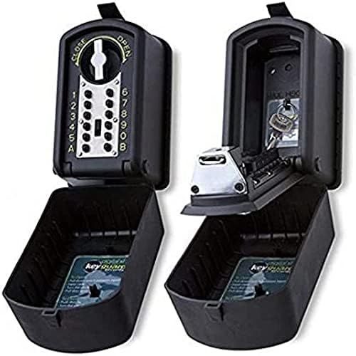 NRS Healthcare Keyguard Digital XL Key Safe - Wall Mounted, Police Approved, Outdoor Key Storage