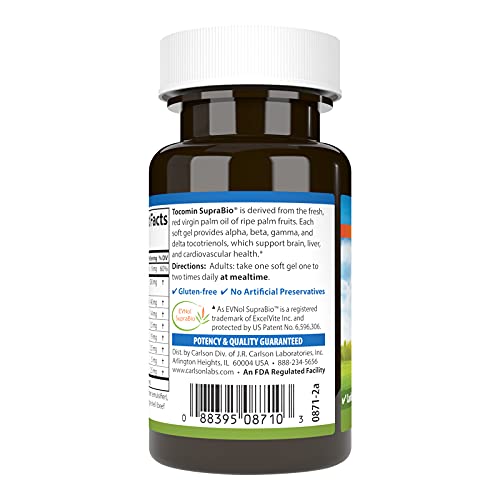 Carlson Labs Tocomin SupraBio - 60 softgels
