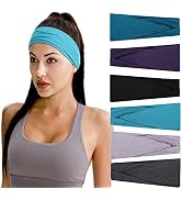 12 Stück Elastische Stirnbänder Für Damen – Breit, Rutschfest, Für Sport & Yoga