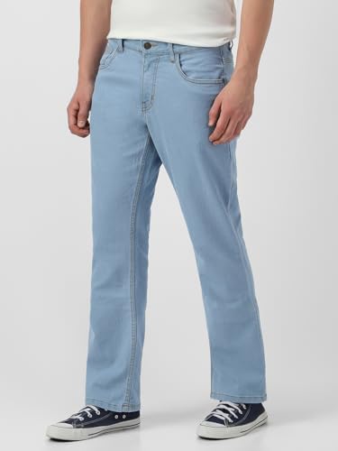 Image of Neostreak Men's Washed Bootcut Jeans Stretchable