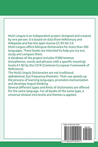 English-Asturian Learner's Dictionary (Arranged by Themes, Beginner Level)