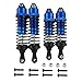 RUIZHI 4 Stücke RC Car Stoßdämpfer, Vorne und Hinten Aluminiumlegierung RC Stoßdämpfer für 1/10 RC Auto Traxxas Slash 4×4 4WD