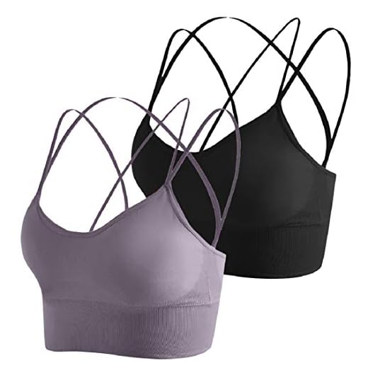UMIPUBO Sujetador Deportivo para Mujer, con Espalda Cruzada, Almohadillas extraíbles, Sujetador para Correr, Sujetador para Dormir, Sujetador sin Costuras para Yoga, Sujetador de Ejercicio