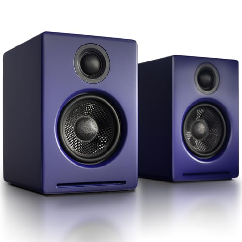 Audioengine A2+ Desktop 24 Bit Limited Edition Wireless Bluetooth Desktop Speakers - 60W Computer Speakers for Music and Gaming Accessories