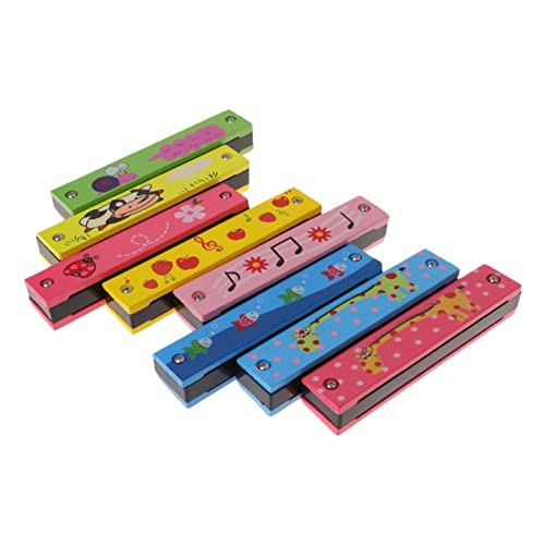 Lblx 16-gaats Schattig Mondharmonica Blaasinstrument Voor Beginners Muziek Educatief Speelgoed Houten Mondharmonica… - Image 3