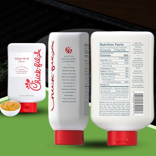 Chicken Nuggets Sauce Bundle. Includes Two-16 Oz Bottles of Chickfila Classic Chicken Nuggets Sauce in a Good For My Home Box! Total of 2 Pints of Sauce Squeeze Bottles! Dipping Sauce and Marinade!