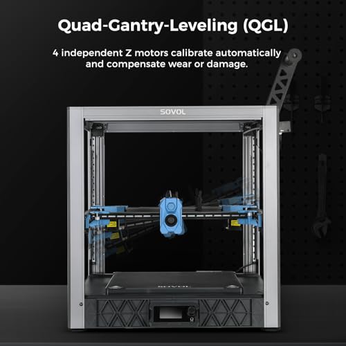 Image of Sovol SV08 Core-XY 3D Printer Voron 2.4 Open Source, 700mm /s High Speed 3D Printers with 300℃ Clog-Free Hotend & Camera, Auto Leveling with 4 Independent Z Motors, Large Print Size 13.8x13.8x13.6in