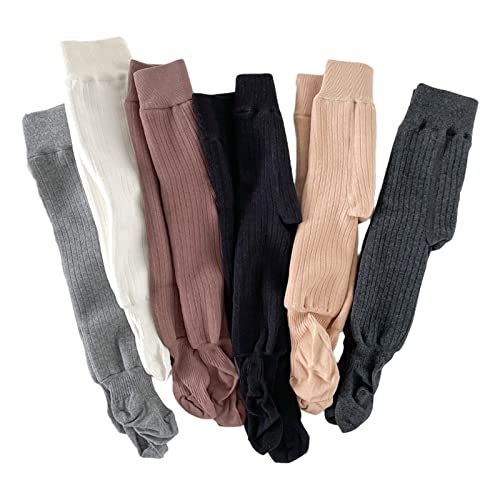 Baby Girls Comfy Tights Cute Cotton Cable Knit Pantyhose Thick Fleece Lined Leggings Stockings Pants for Newborn Infants