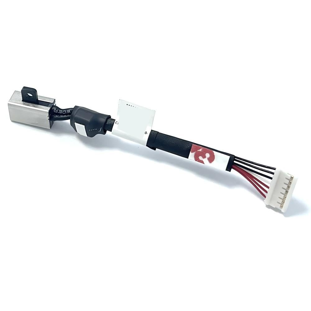 HSSDTECH DC Power Jack Cable Charging Harness Port Replacement for DELL Precision 15 5510 5520 5530 5540 M5510/XPS 15 9570 9550 9560 7590/15 9530/Precision 3800 M3800,064TM0 DC30100X300 for dell p56f
