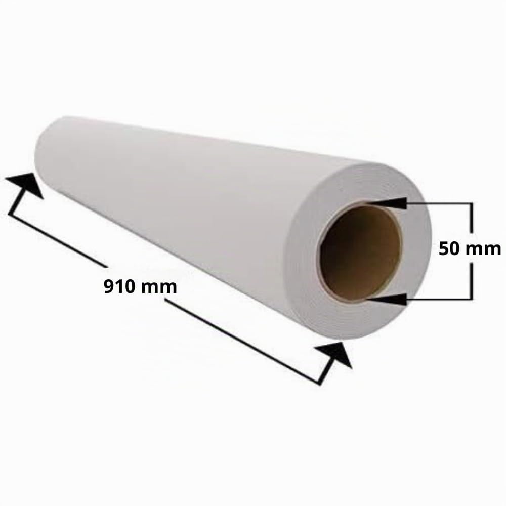4 rollos de papel para plóter, homologados, impresión fotográfica, póster Layout, calidad libre de Pba, alta calidad, aislante térmico, 91 cm x 50 m, A0