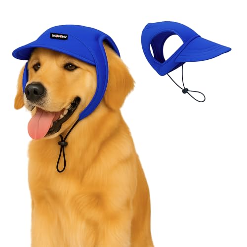 Image of Dog-O-Bow Baseball Cap for Dogs | Stylish, Durable & Comfortable Outdoor Cap (Large)
