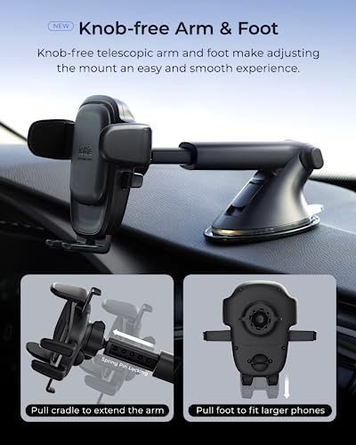 iOttie Easy One Touch Advanced Gravity Clamp Dash & Windshield Mount — view 3