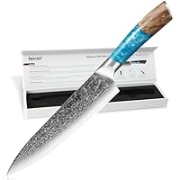 hecef Cuchillo Chef Damasco, Cuchillo Japones Profesional con