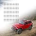 ETL INDUSTRIES 50 Pcs Aluminum Fender Flare Extension Rivet Clips Compatible with Jeep Wrangler JL JLU JT, Nylon Grip and Aluminum Mandrel