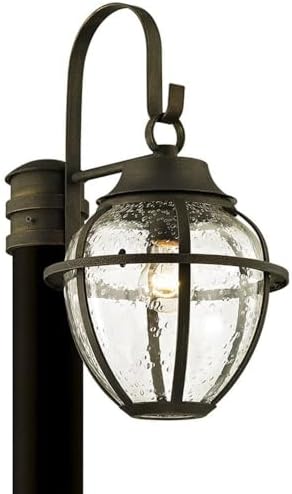 Troy Lighting P6455 Bunker Hill-1 Light Outdoor Post Lantern-10 Inches Wide by 18.25 Inches High,