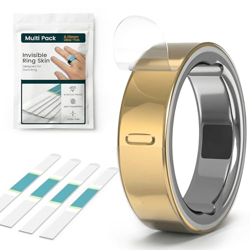 BlackPro Ultra-Thin Clear Protector Film for Oura Ring Gen 4/4 Ceramic/Oura Gen 3, Invisible Transparent Anti-Scratch Pr - Detailed View