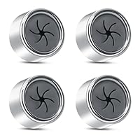 Alyvisun 4Pcs Self Adhesive Tea Towel Holders, Strong Grip Towel Hooks Stick on Wall, Push in Suction Tea Towel Holders for Kitchens and Bathroom, No Drilling