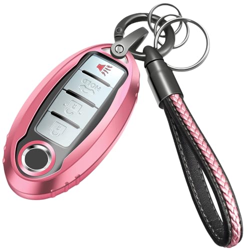 Coque de clé pour Nissan rose évite les rayures de boîtier Maxima et Murano