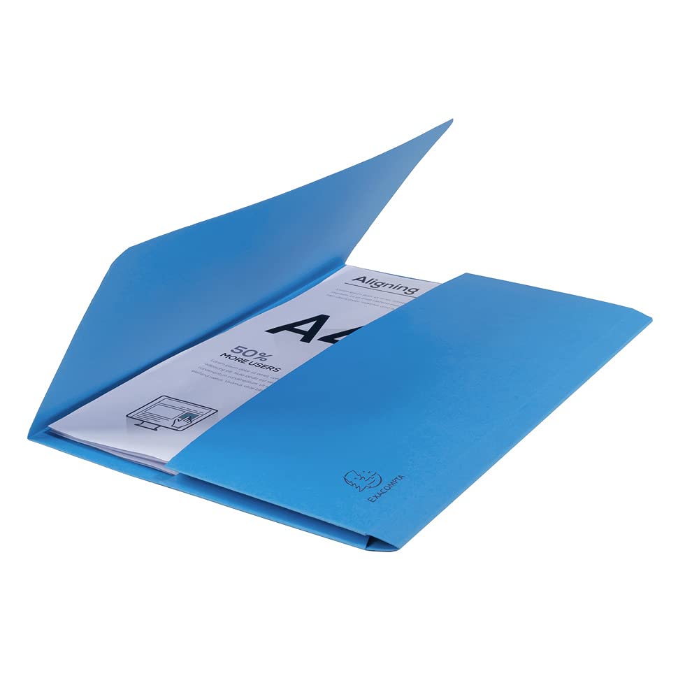 Exacompta 50 Chemises Poche à soufflet Forever® Ange Bleu Bleu clair