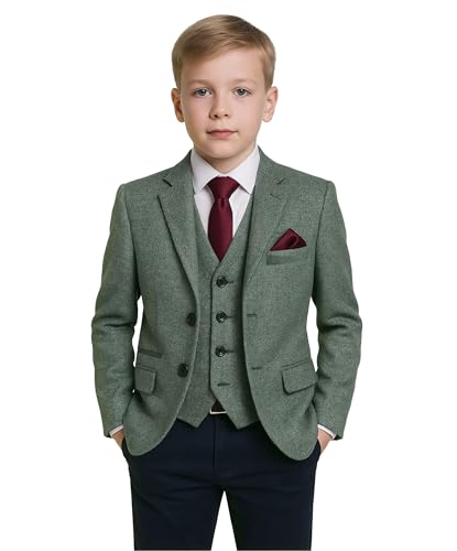 Costume de mariage garçon avec ensemble blazer coton et pantalon