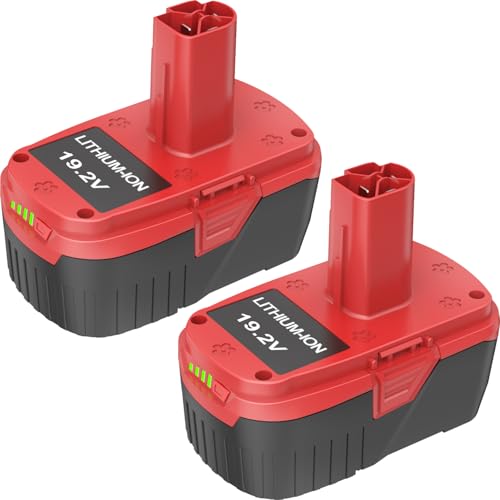 DTK C3 Battery Compatible with Craftsman 19.2V Battery 6.5Ah Lithium ion 11375 11376 130279005 1323903 130211004 130279003 130279017 315.115410 315.11485 315.PP2011 315.PP2020 Tools 2 Packs