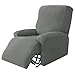YXLJC Funda para Sillón Reclinable De Cuatro Piezas Funda para Silla De Relax Fundas para Sillón Fundas para Sofá Individuales De Forro Polar (Color : Darkgrey, Size : Universal)