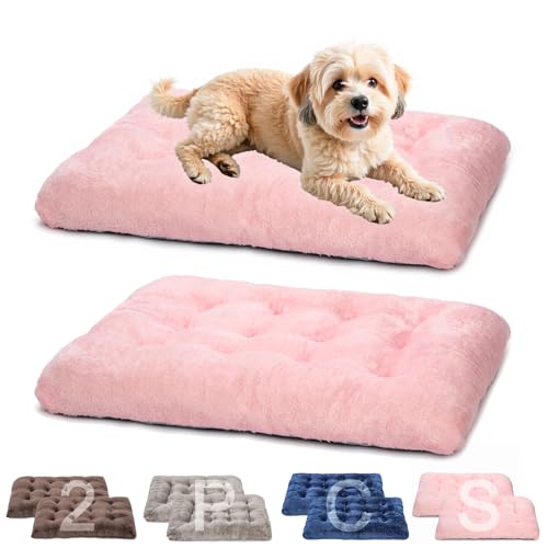 POMIU 2�p�b�N �􂦂錢�p�x�b�h�A�f���b�N�X�v���b�V���N���[�g�x�b�h�A����~�ߕt���A����@�􂢉\�Ȍ������p�b�h�X���[�s���O�}�b�g ��^�A���^�A���^���p(2�p�b�N×�s���N�A����23�C���` x ��18�C���` x ����3�C���`)