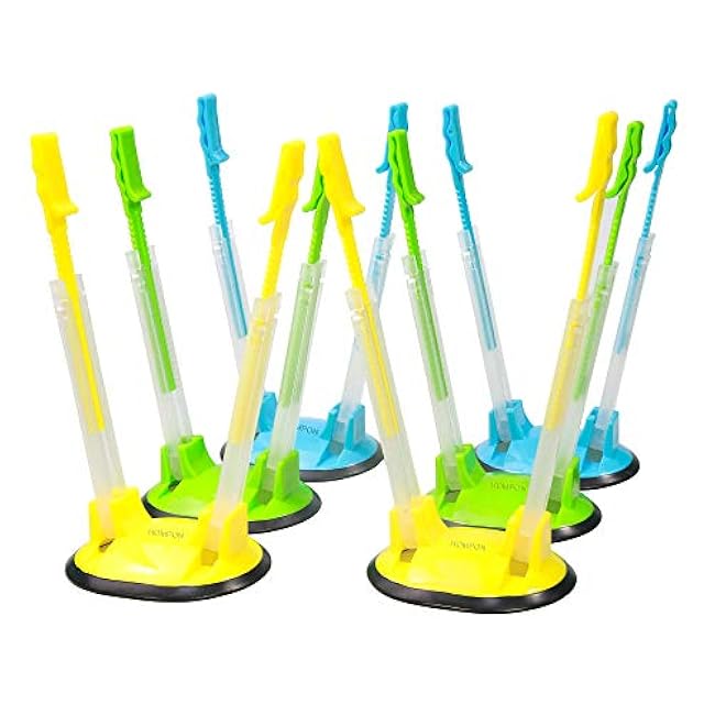 Baggy Rack Holder For Freezer Bag Holder Stand/Ziplock Bag Holder Stand/Meal Planning/Prep Bag Holders For Filling,6 Pack/6pcs