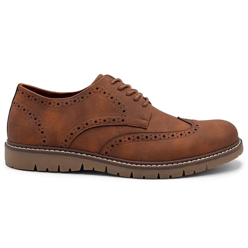Mens Oxford Shoes, Genuine Leather Lace Up Formal Shoe, Comfortable, Stylish, Available in Sizes 8-142