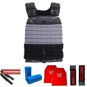 Directional Force | Centurion Weight Vest Gen2 | Weight Training Vest Workout Equipment | Performance Apparel & Products (Delta Black)