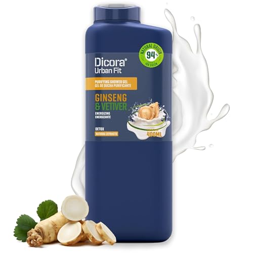 Dicora Urban Fit Gel de Baño Detox Gingseng & Vetiver 400 ml