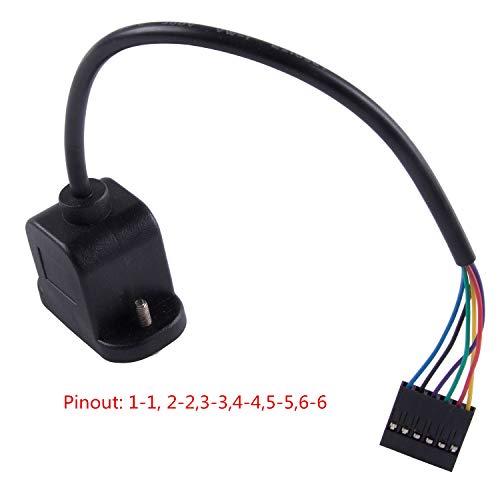Adaptador cable RJ12 6P6C 6 Pines 23 cm telephony hembra miniatura 5