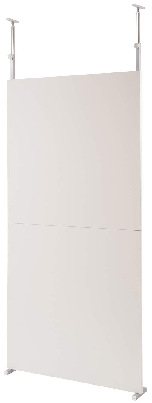 突っ張りホワイトパーテーション幅90cm本体用×2と幅65cm本体用×2 