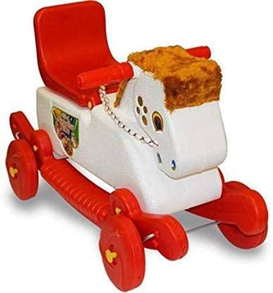 2gether 2 in 1 Baby Horse Rider | Ride on Horse for Kid | Rocker for Kids 1-3 Years Birthday Gift for Kids/Boys/Girls (Multicolour) (Red)