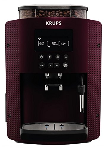 Preisvergleich Produktbild Krups EA815G Espresso Kaffeevollautomat Bordeaux-Rot / Schwarz