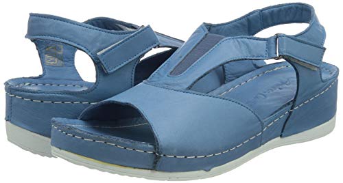 Andrea Conti 27821, Sandali Donna, Bleu