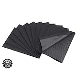 Pack of 500 Black Dental Bibs, Waterproof Bibs 13' x 18' Disposable Patient Bibs, Dentist Bibs, Waterproof Tattoo Bibs, Dental Patient Bibs, Dental Bib, Dental Napkins