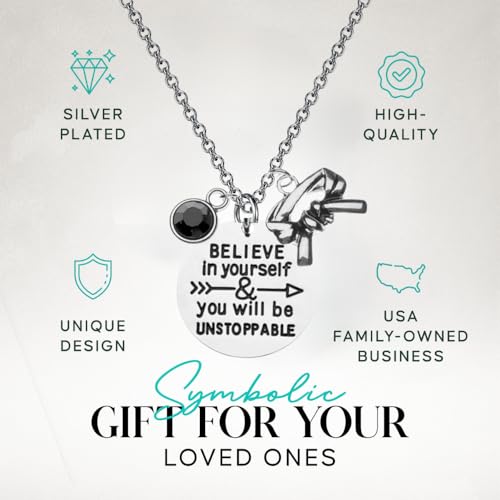 Sportybella Martial Arts Necklace, Belt Keychain, Martial Arts Personalized Gift3