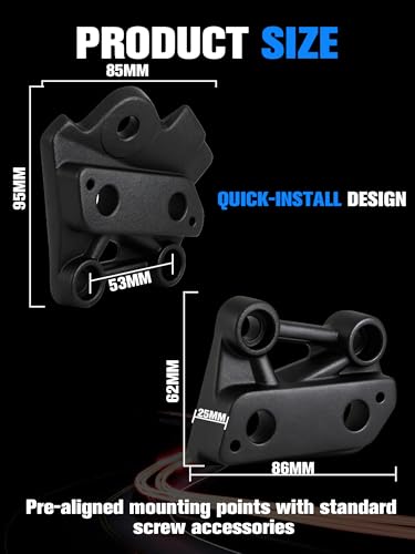 Image of Foot Pegs Brackets for Talaria XXX X3 /PRO Footpeg Holder Kits Pedal Bracket Support EBike Electric Dirt Bike Black