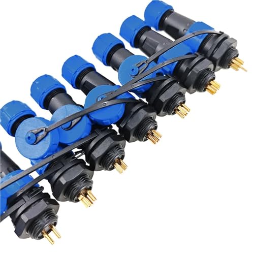Conector SP13 de 4 pines con protección impermeable IP68 para cable PG7 7