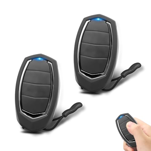 433,92 MHz Controlo de garagem universal, 2 unidades de controlo remoto para motociclo Falk MX4SP MXS4SP MX5SP RCM DSM, 4 canais lonador comando garagem sem fios