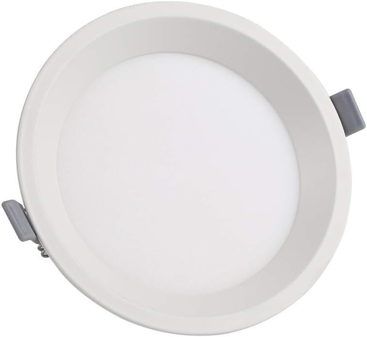 Recessed 22W PVC Scrub Led Illumination Embedded Downlight Decoration Energy Saving Kitchen Ceiling Panel Light Household Commercial Recessed Anti-Fog Anti-Glare Ceiling Light Integrated